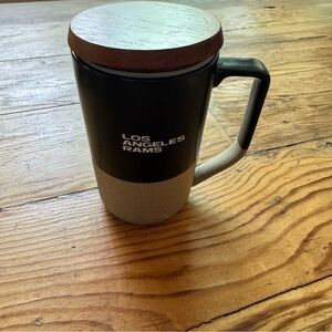 Los Angeles Rams Travel Mug - Black and Tan